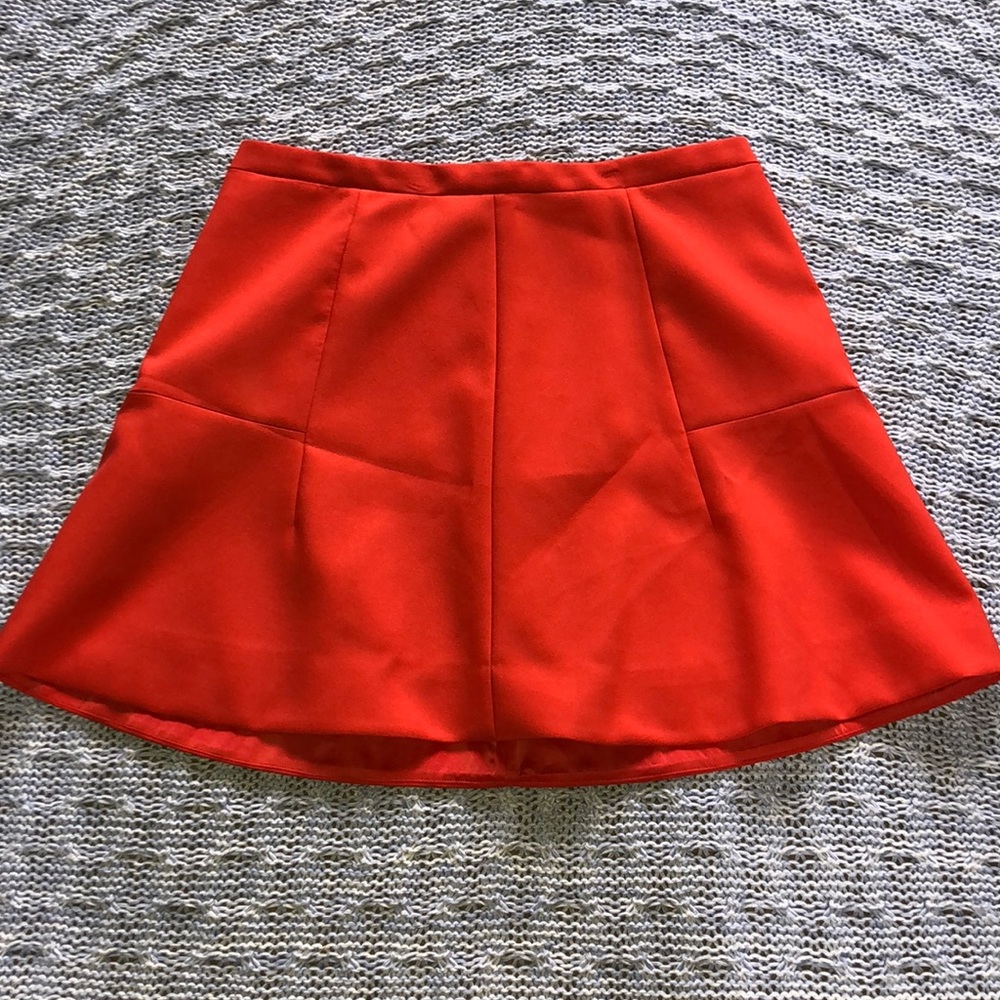 J. Crew Red skirt size 10